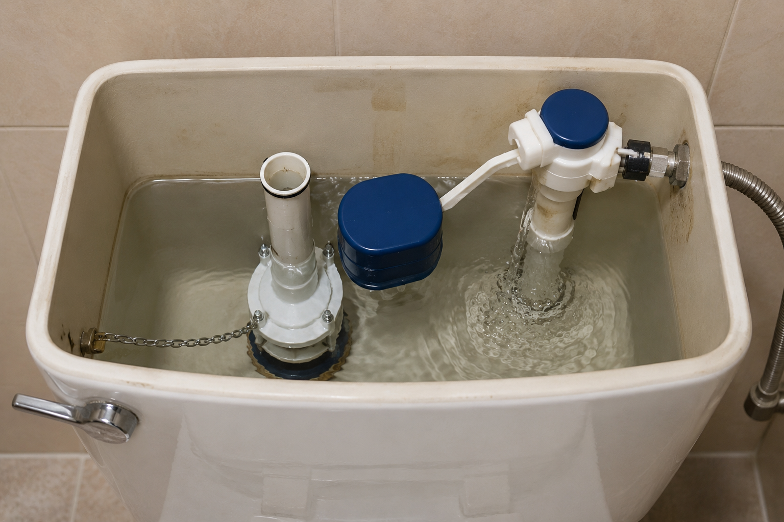 Qué hacer cuando la cisterna pierde agua continuamente por dentro