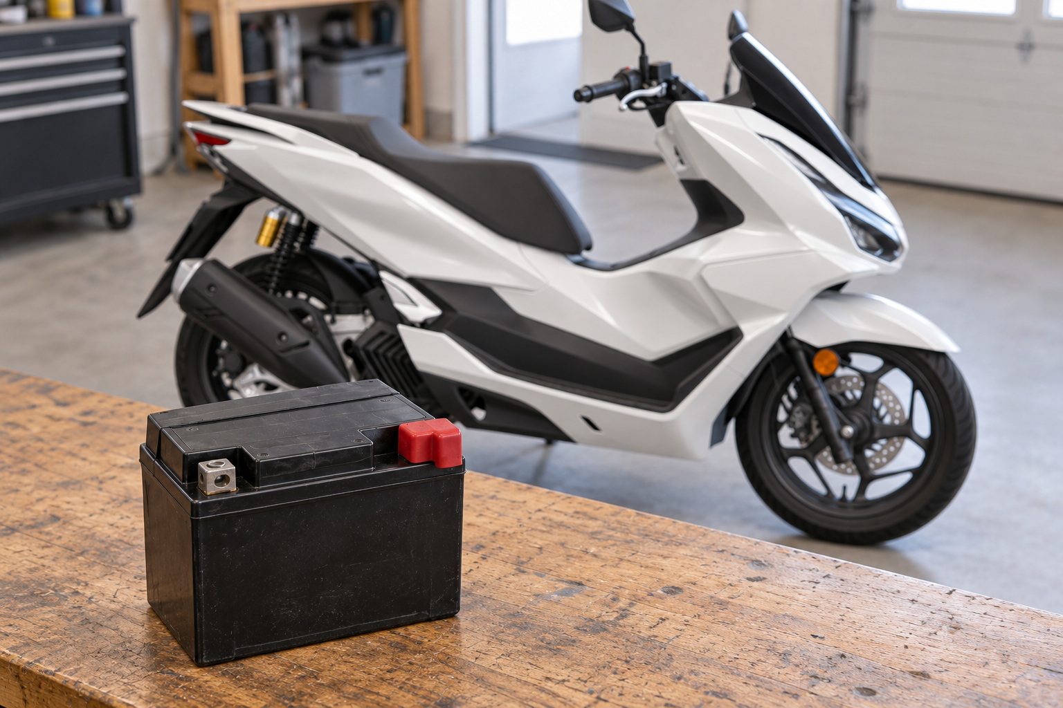 Qué revisar en una batería de moto antes de usarla tras varios meses parada