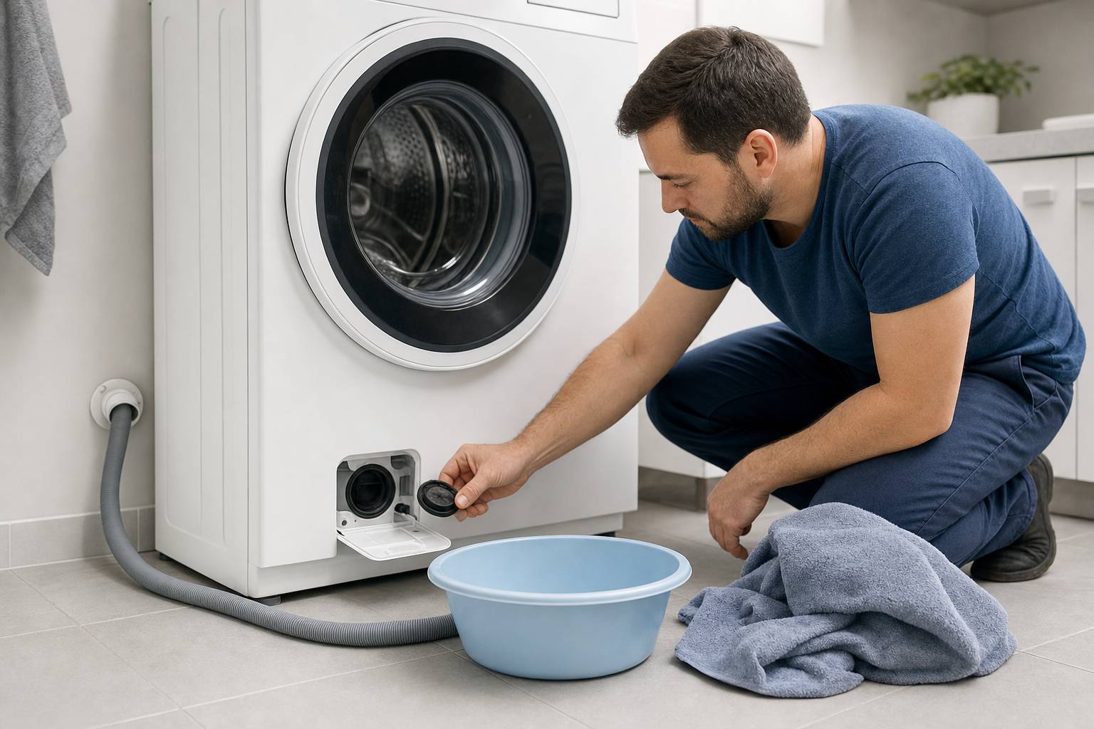 Qué hacer si la lavadora no expulsa el agua